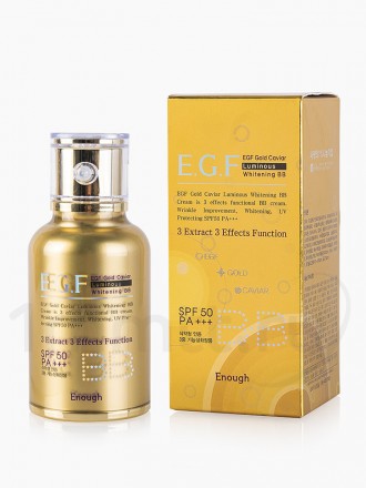  BB крем EGF Gold Caviar Luminos Whitrning,EOUNGH  SPF 50 PA+++, 45 мл