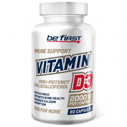 Be First Vitamin D3 2000IU (60 капс)