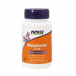 Melatonin 5 мг NOW (60 капс)