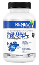 Renew Actives Magnesium Bisglycinate Supplement 200mg 120капс.