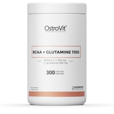 Bcaa + Glutamine 1100 mg Ostrovit (150 капс)