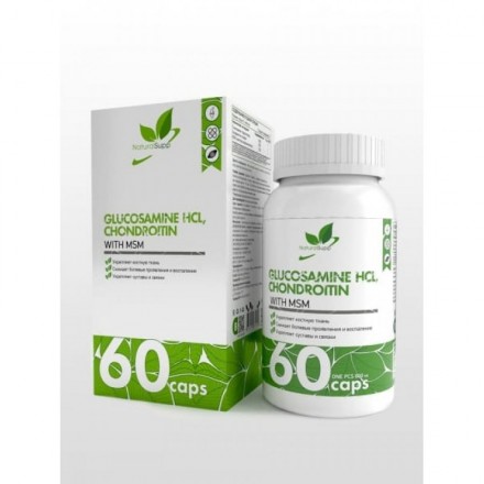 NaturalSupp Glucosamine Chondroitin MSM (60 капс)