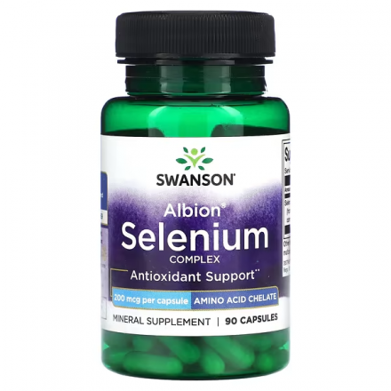 Albion Selenium Complex 200 mcg Swanson (90 капс)