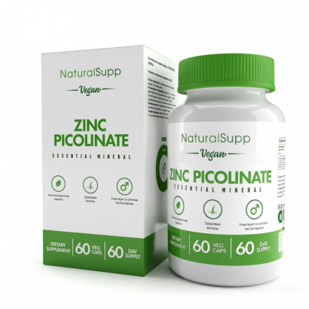 Zinc Picolinate Veg NaturalSupp (60 капс)