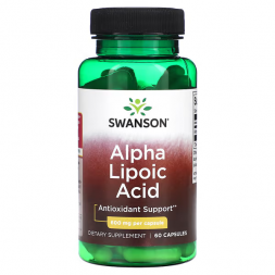 Alpha Lipoic Acid 600 mg Swanson (60 капс) 